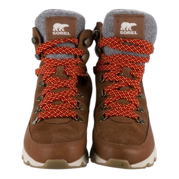 Sorel Women’s Brown Kinetic Conquest Waterproof Winter Lace Up Boots Size 5 - Picture 4 of 10